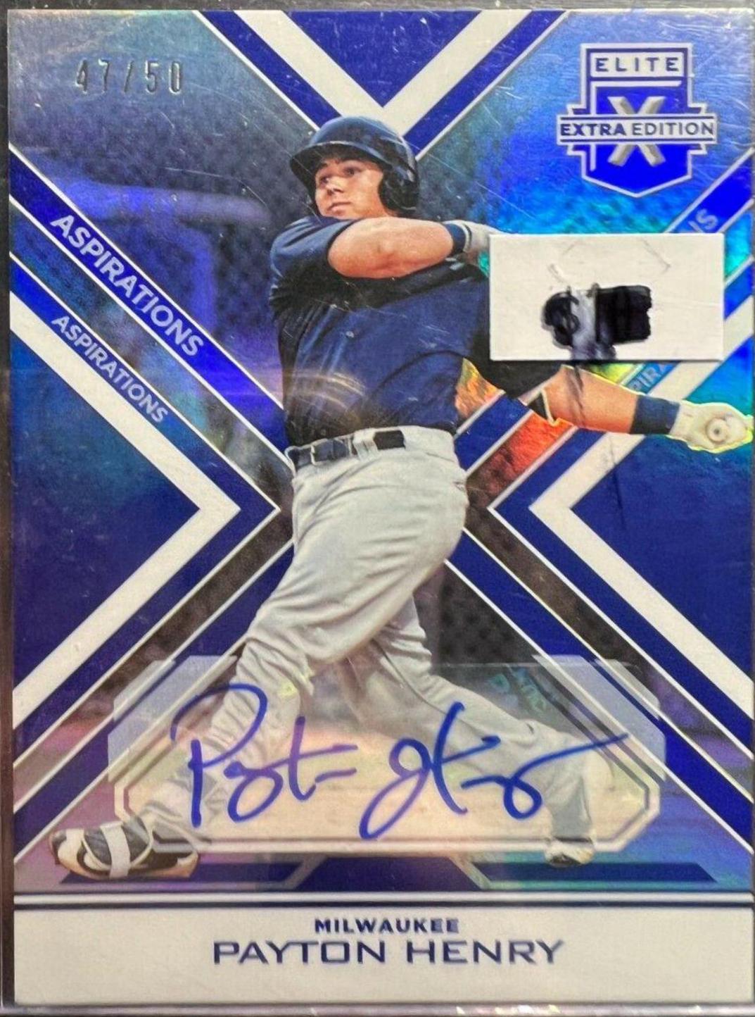 Payton Henry [Autograph Aspirations Blue] #90