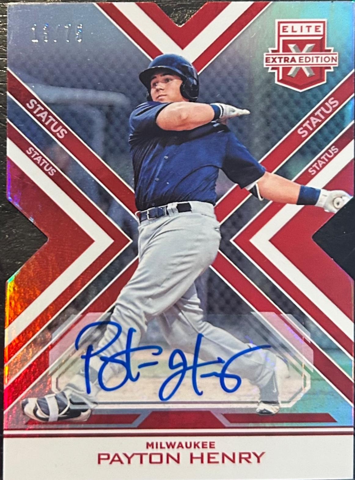 Payton Henry [Autograph Die Cut Red] #90
