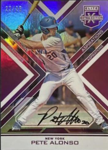 Pete Alonso [Autograph Aspirations Purple] #64