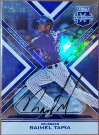 Raimel Tapia [Autograph Aspirations Blue] #79