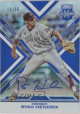 Ryan Hendrix [Autograph Aspirations Blue] #80