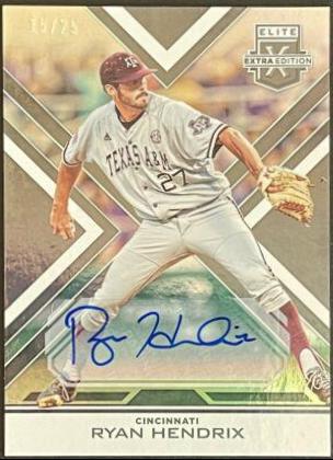 Ryan Hendrix [Autograph Charcoal] #80