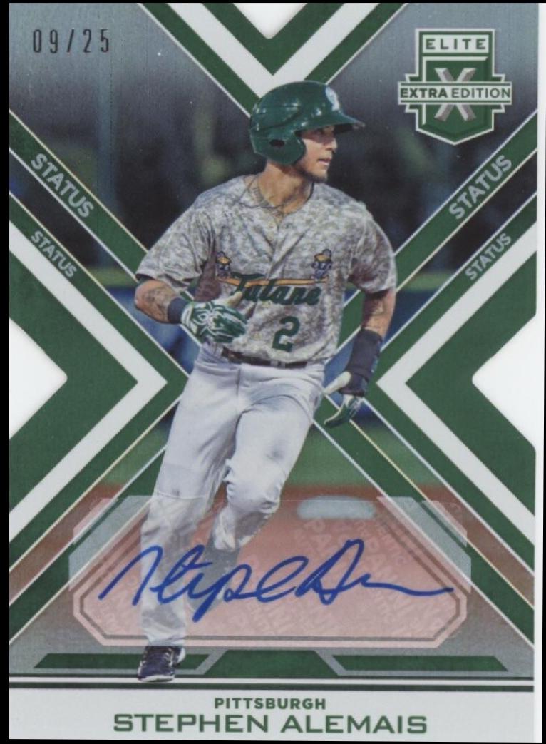 Stephen Alemais [Autograph Die Cut Emerald] #113