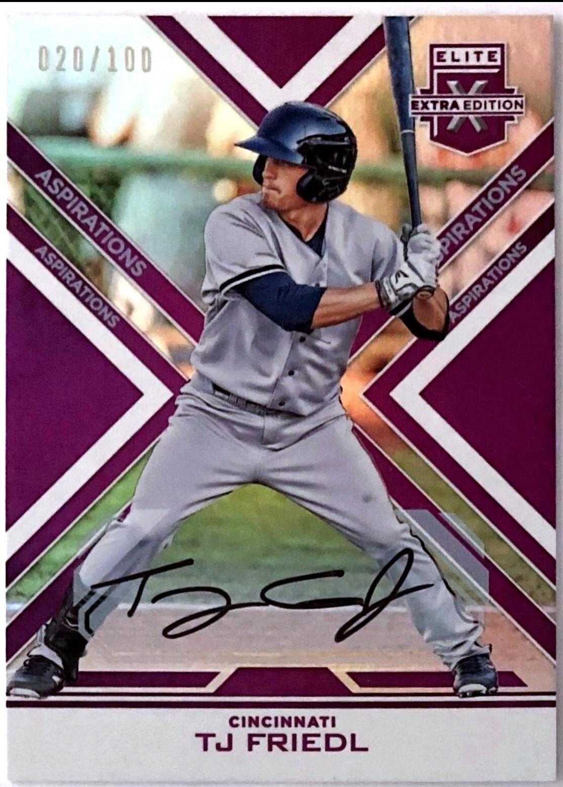 TJ Friedl [Autograph Aspirations Purple] #78