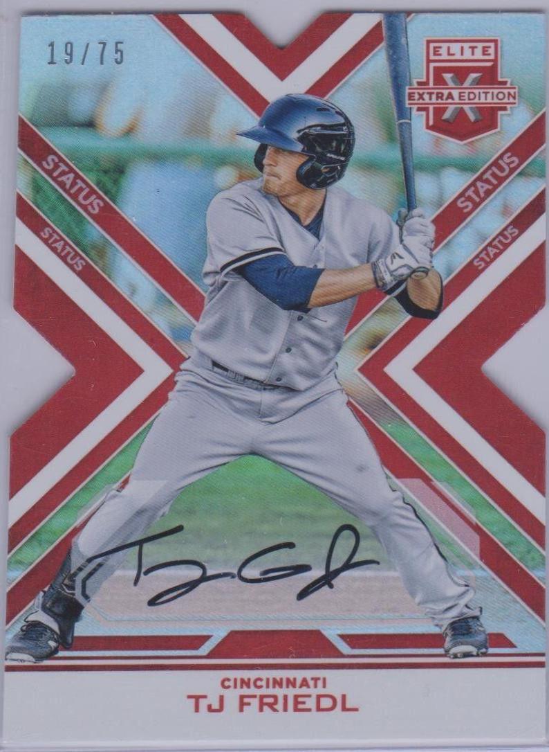 TJ Friedl [Autograph Die Cut Red] #78