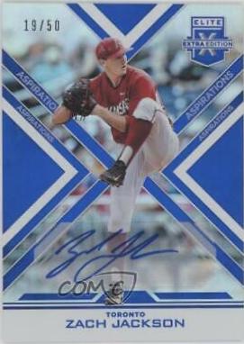 Zach Jackson [Autograph Aspirations Blue] #110