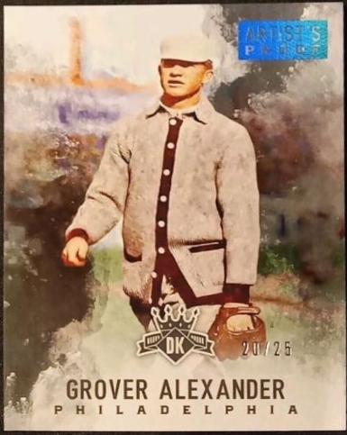 Grover Cleveland Alexander [Framed Blue] #9