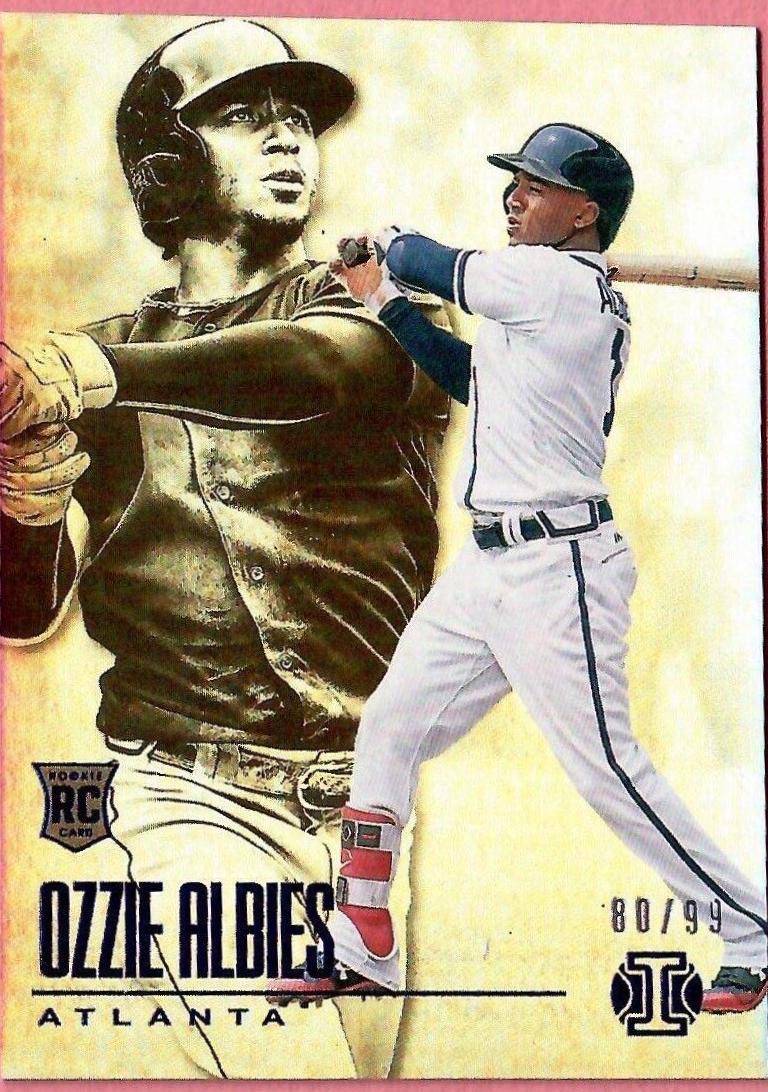 Ozzie Albies [Trophy Collection Blue] #17