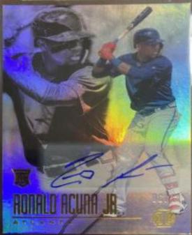 Ronald Acuna Jr. [Autograph Gold] #14