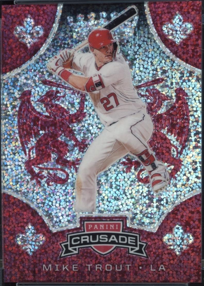 Mike Trout [White Sparkle] #8
