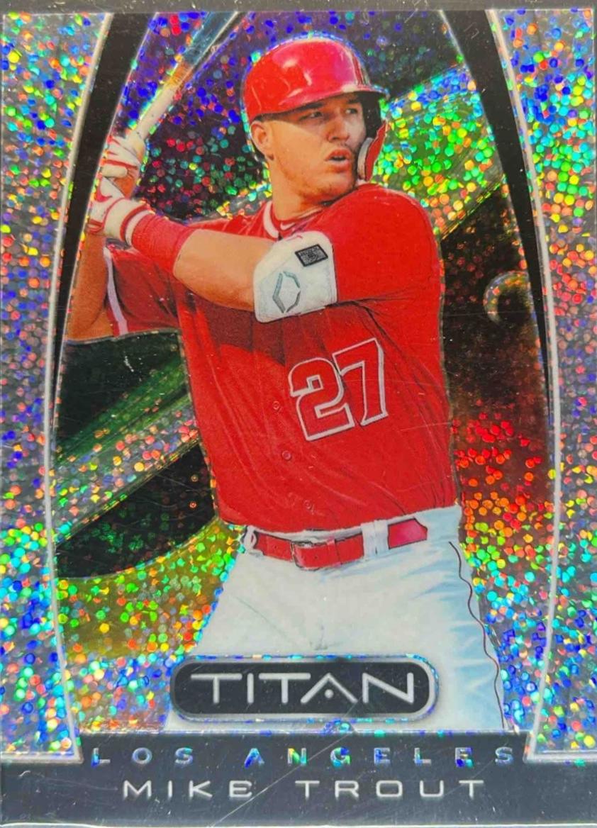 Mike Trout [White Sparkle] #8