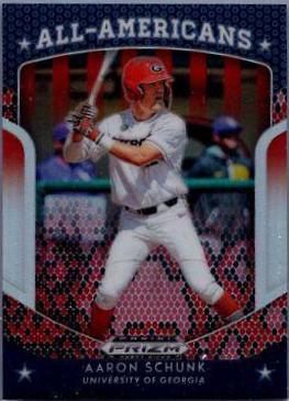 Aaron Schunk [Red, Black Snakeskin Prizm] #58