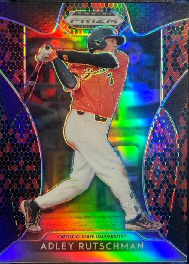 Adley Rutschman [Red, Black Snakeskin Prizm] #1