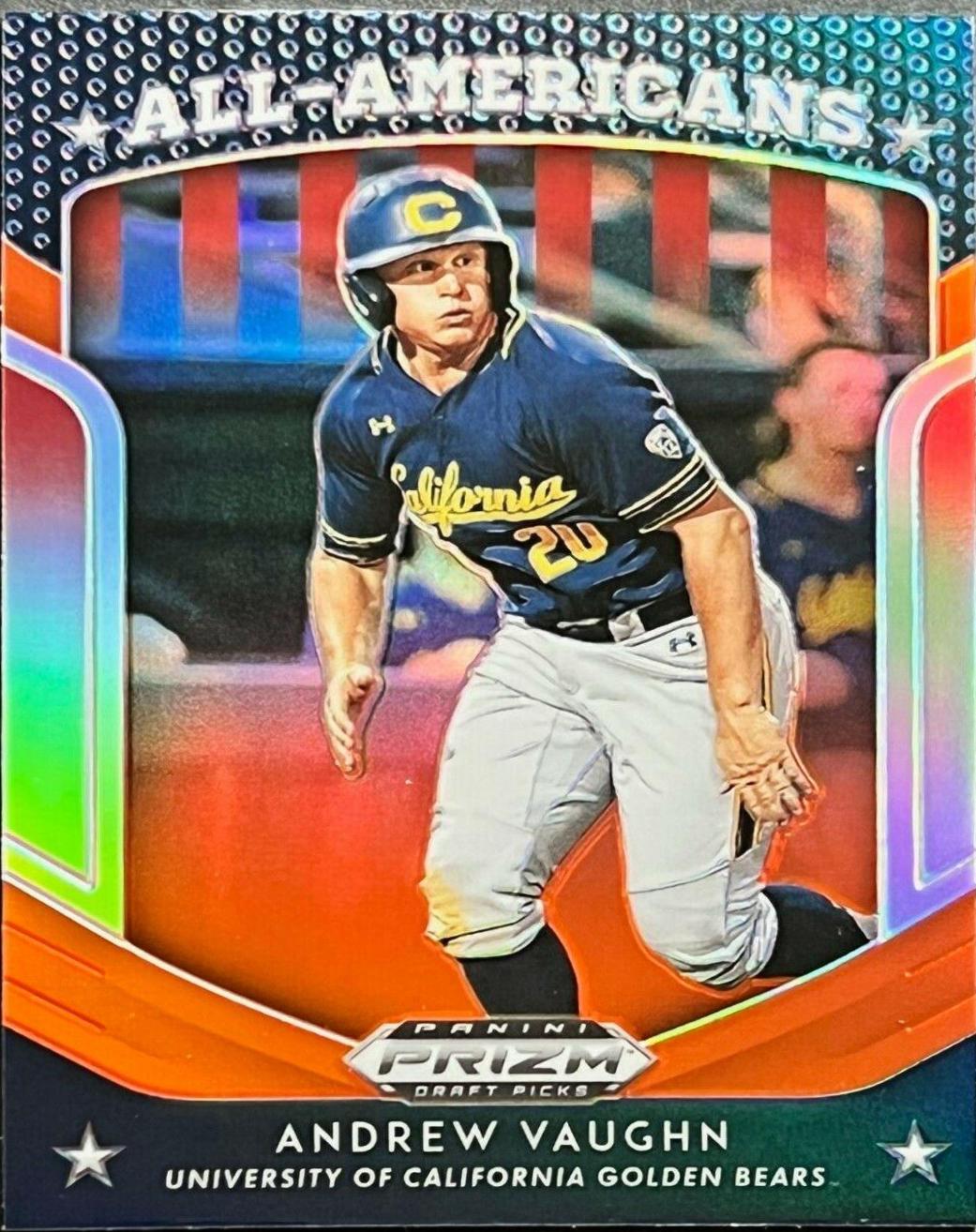 Andrew Vaughn [Orange Prizm] #48