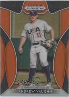 Andrew Vaughn [Orange Prizm] #89