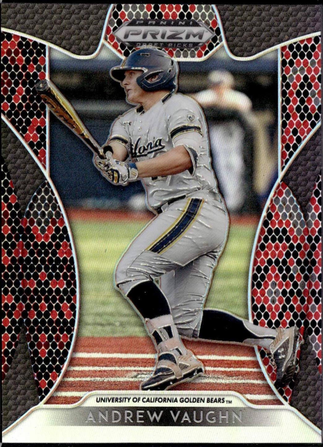 Andrew Vaughn [Red, Black Snakeskin Prizm] #3