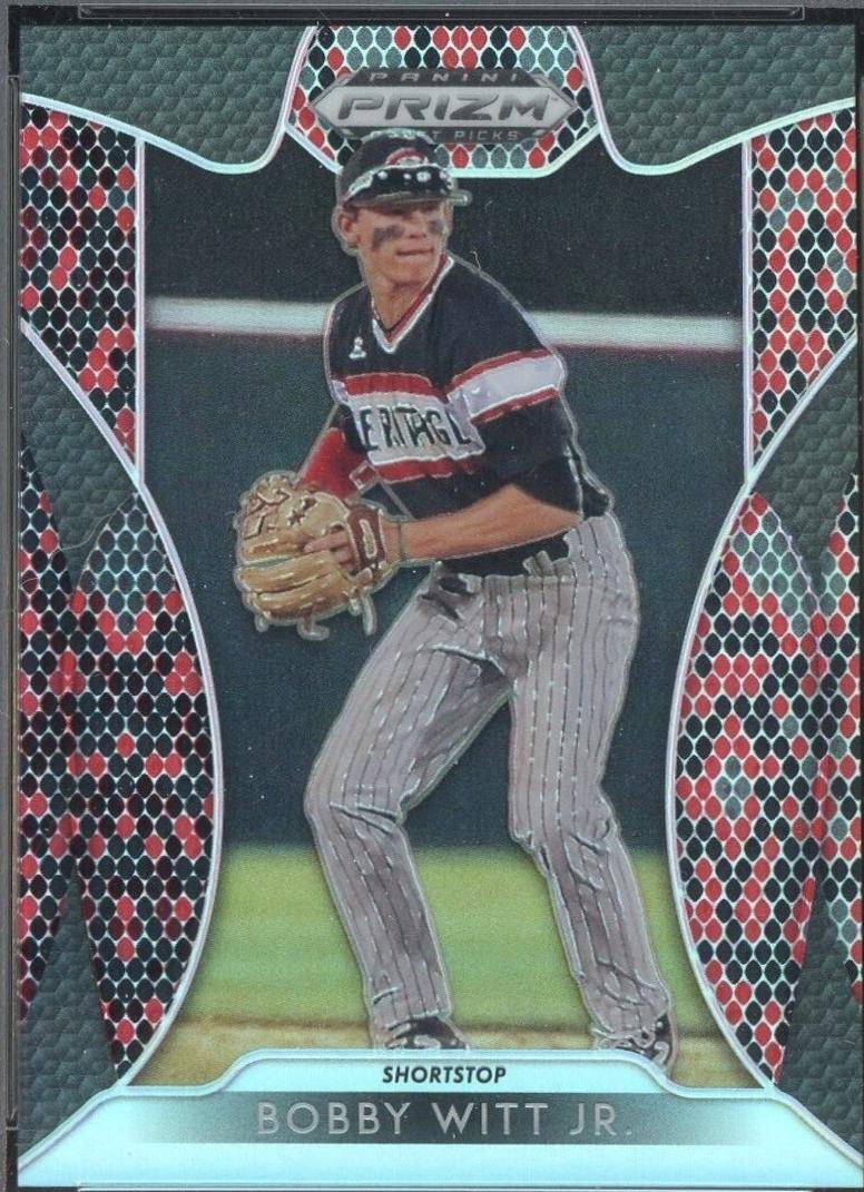 Bobby Witt Jr. [Red, Black Snakeskin Prizm] #2