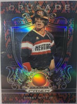 Bobby Witt Jr. [Red, Black Snakeskin Prizm] #25