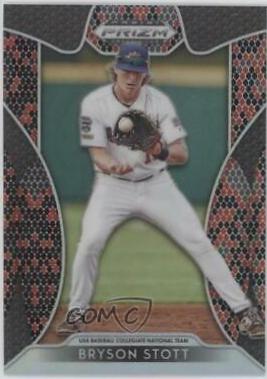 Bryson Stott [Red, Black Snakeskin Prizm] #70