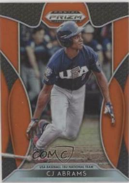 CJ Abrams [Orange Prizm] #62