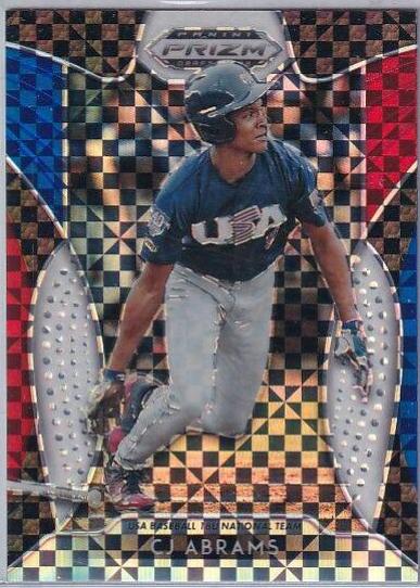 CJ Abrams [Red, White, Blue Prizm] #62