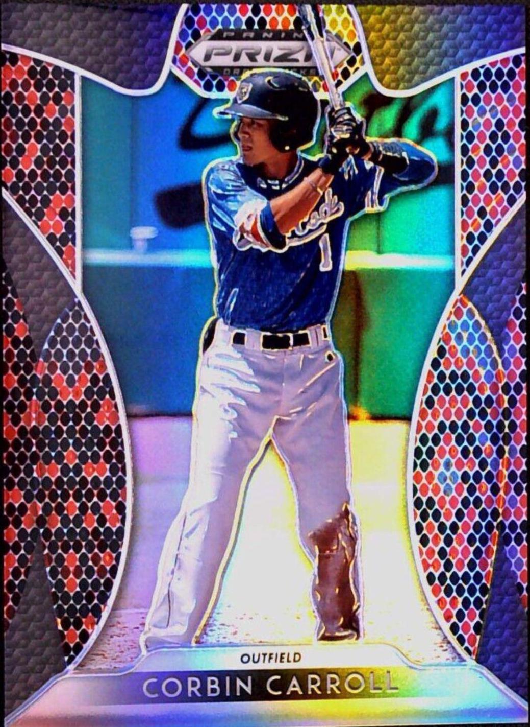 Corbin Carroll [Red, Black Snakeskin Prizm] #9