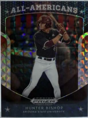 Hunter Bishop [Red, Black Snakeskin Prizm] #66