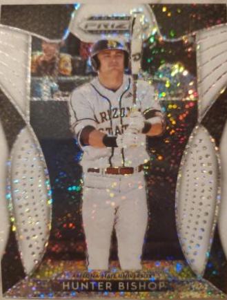 Hunter Bishop [White Sparkle Prizm] #12