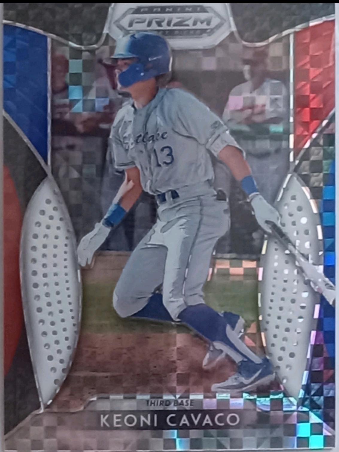 Keoni Cavaco [Red, White, Blue Prizm] #50
