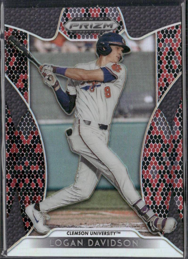 Logan Davidson [Red, Black Snakeskin Prizm] #23