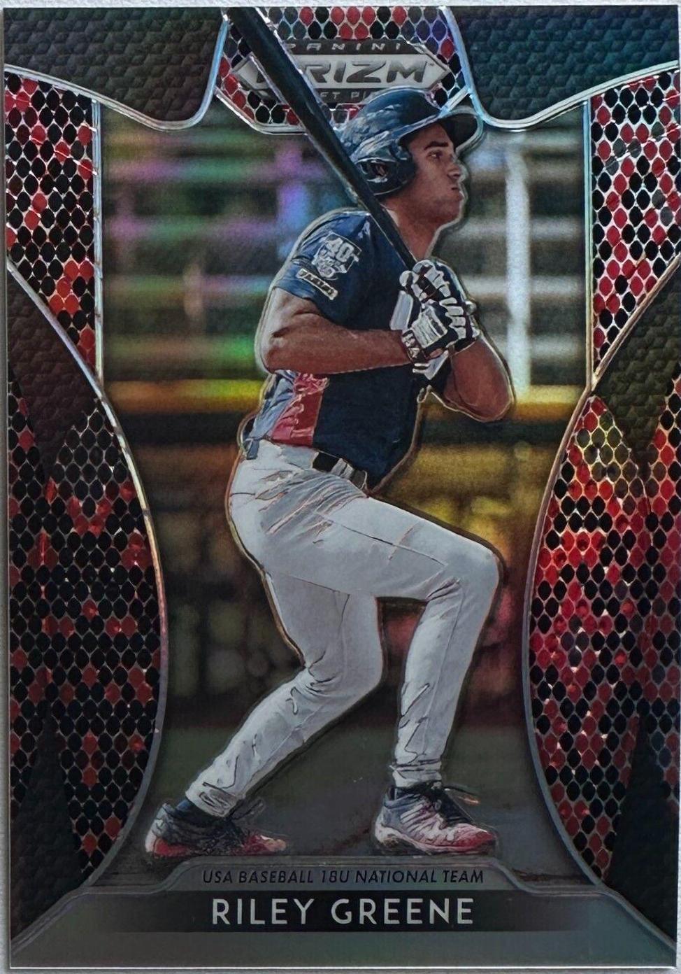 Riley Greene [Red, Black Snakeskin Prizm] #86