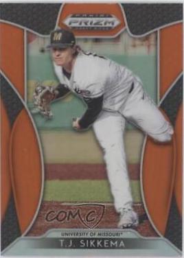 T.J. Sikkema [Orange Prizm] #67