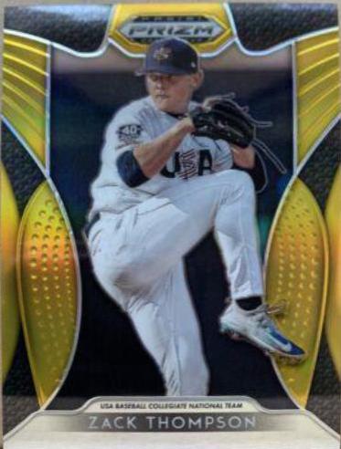 Zack Thompson [Gold Prizm] #8