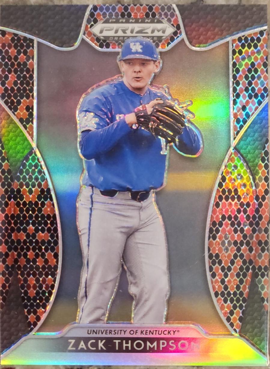 Zack Thompson [Red, Black Snakeskin Prizm] #27