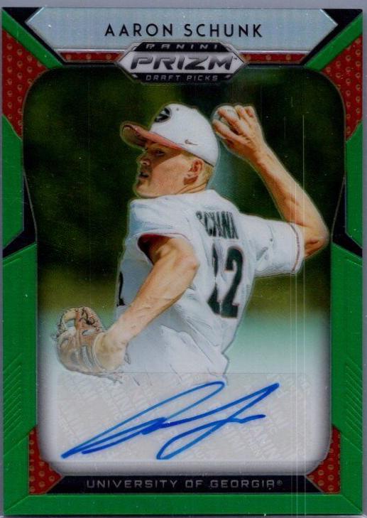 Aaron Schunk [Green Prizm] #77