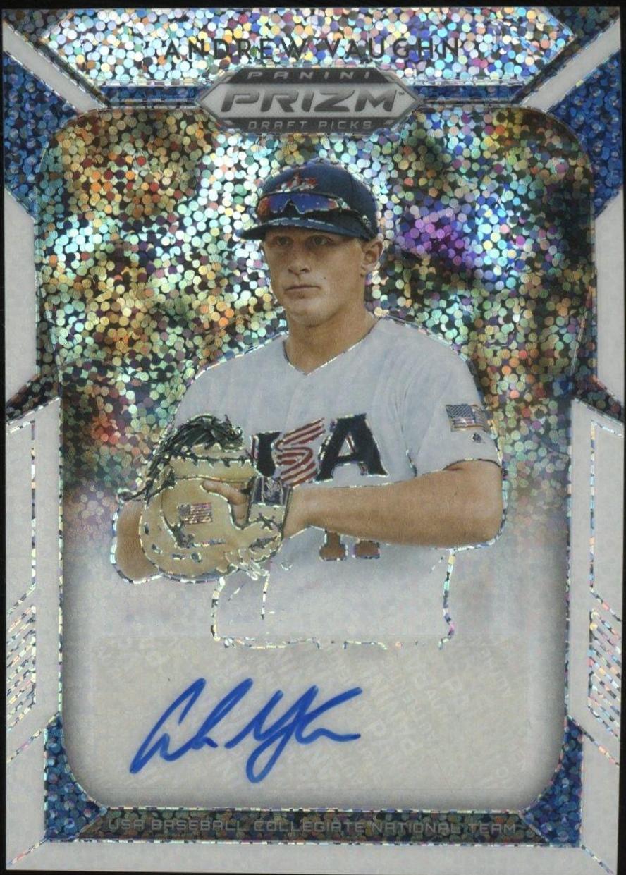 Andrew Vaughn [White Sparkle Prizm] #6
