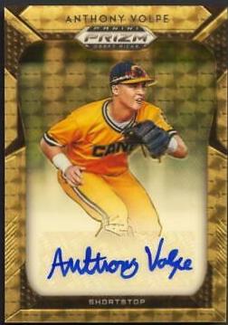 Anthony Volpe [Gold Vinyl Prizm] #60