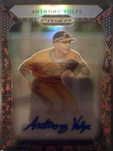 Anthony Volpe [Red, Black Snakeskin Prizm] #60