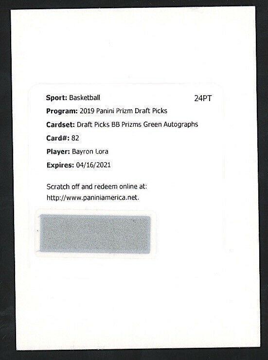 Bayron Lora [Green Prizm] #82