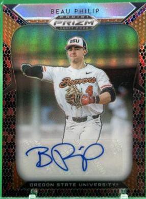 Beau Philip [Red, Black Snakeskin Prizm] #75