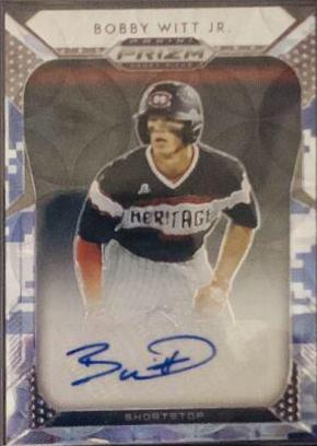 Bobby Witt Jr. [Camo Prizm] #3