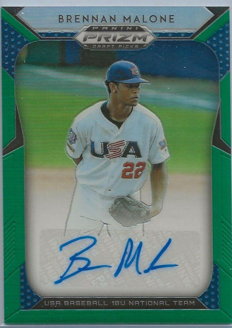 Brennan Malone [Green Prizm] #32