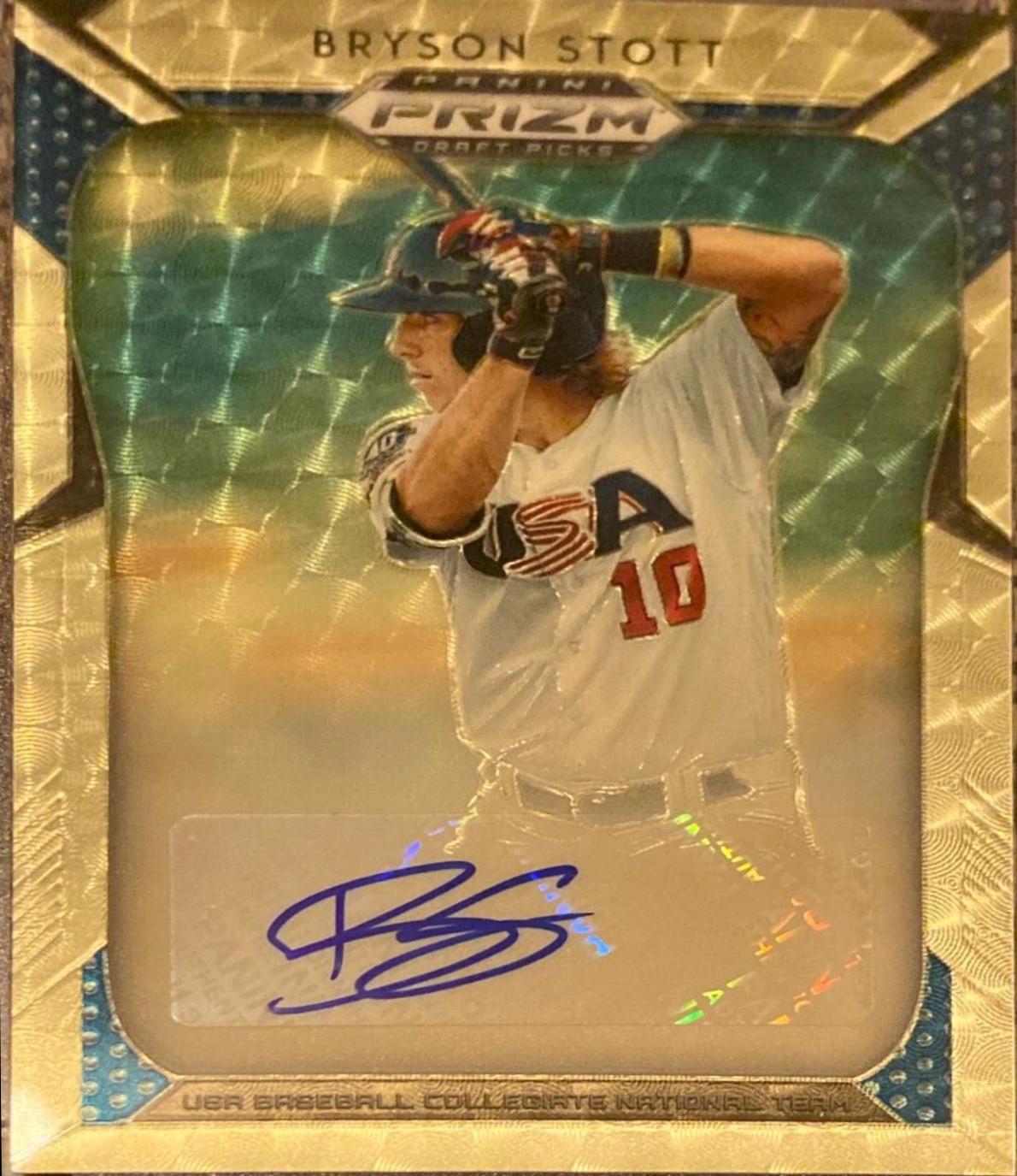 Bryson Stott [Gold Vinyl Prizm] #20