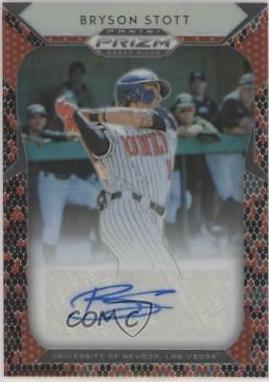 Bryson Stott [Red, Black Snakeskin Prizm] #19