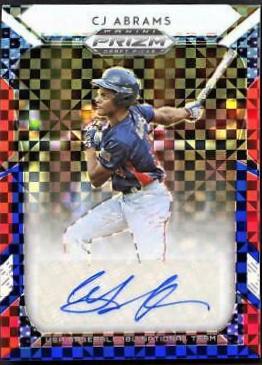 CJ Abrams [Red, White, Blue Prizm] #8