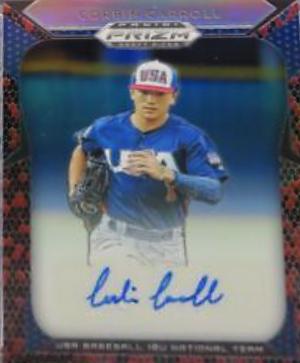 Corbin Carroll [Red, Black Snakeskin Prizm] #14