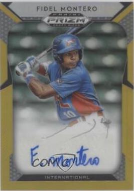 Fidel Montero [Gold Prizm] #57