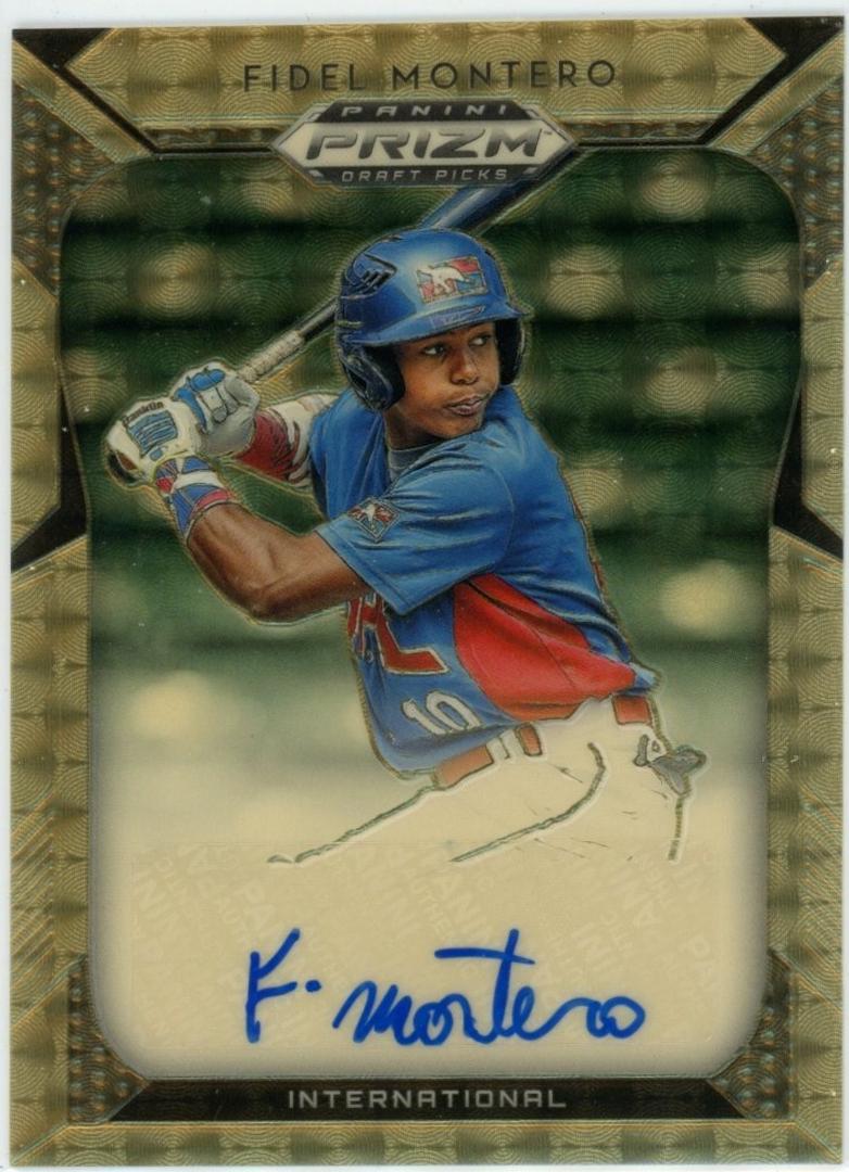 Fidel Montero [Gold Vinyl Prizm] #57