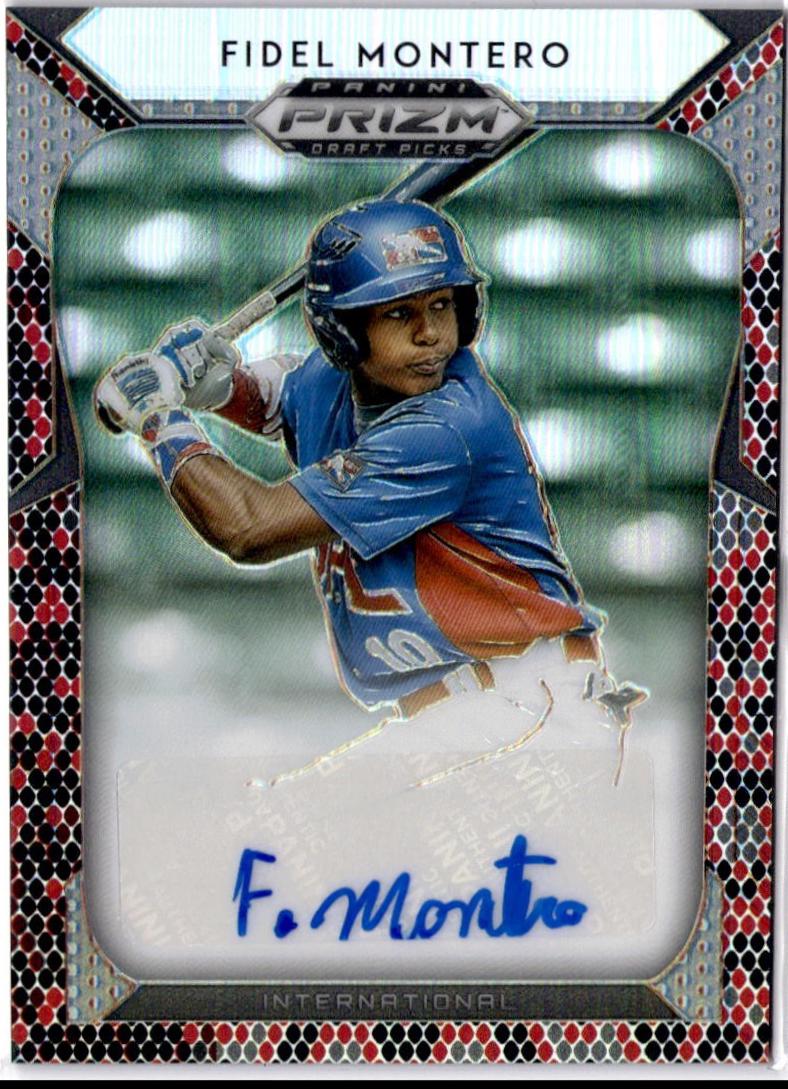 Fidel Montero [Red, Black Snakeskin Prizm] #57