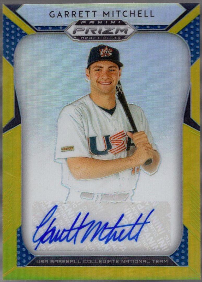 Garrett Mitchell [Gold Prizm] #115